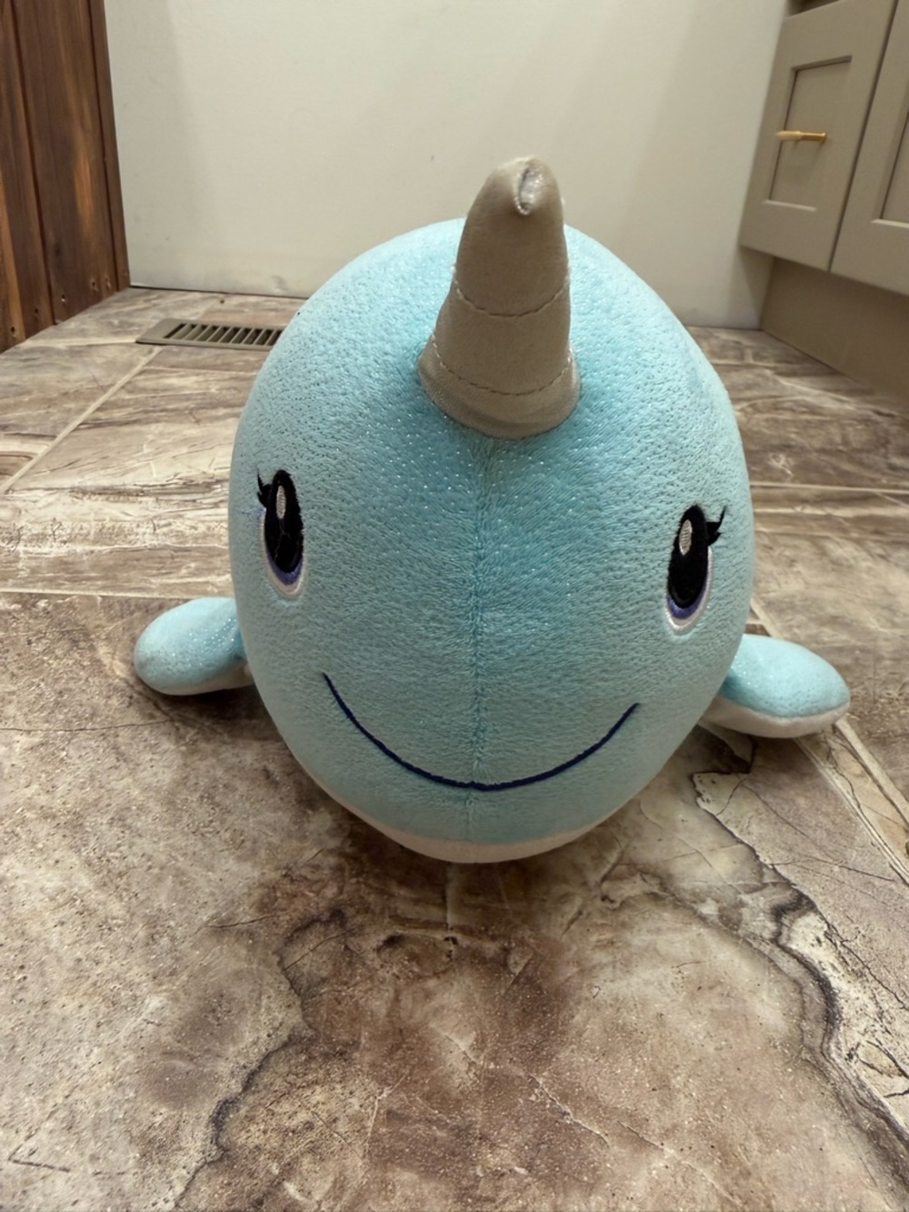 Build-A-Bear Narwhal Plush Blue Whale Stuffed Animal 16” Soft Toy Cute - Picture 2 of 13